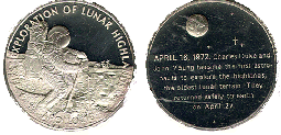 Apollo 16 coin