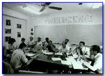 STS-7 crew debriefing