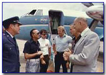 With Apollo ASTP crew