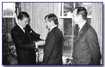 receiving medal