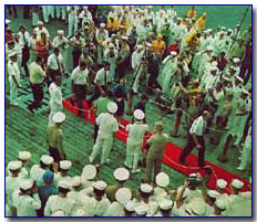 aboard ship